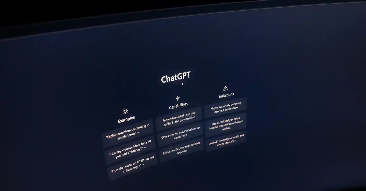 ChatGPT Search Page
